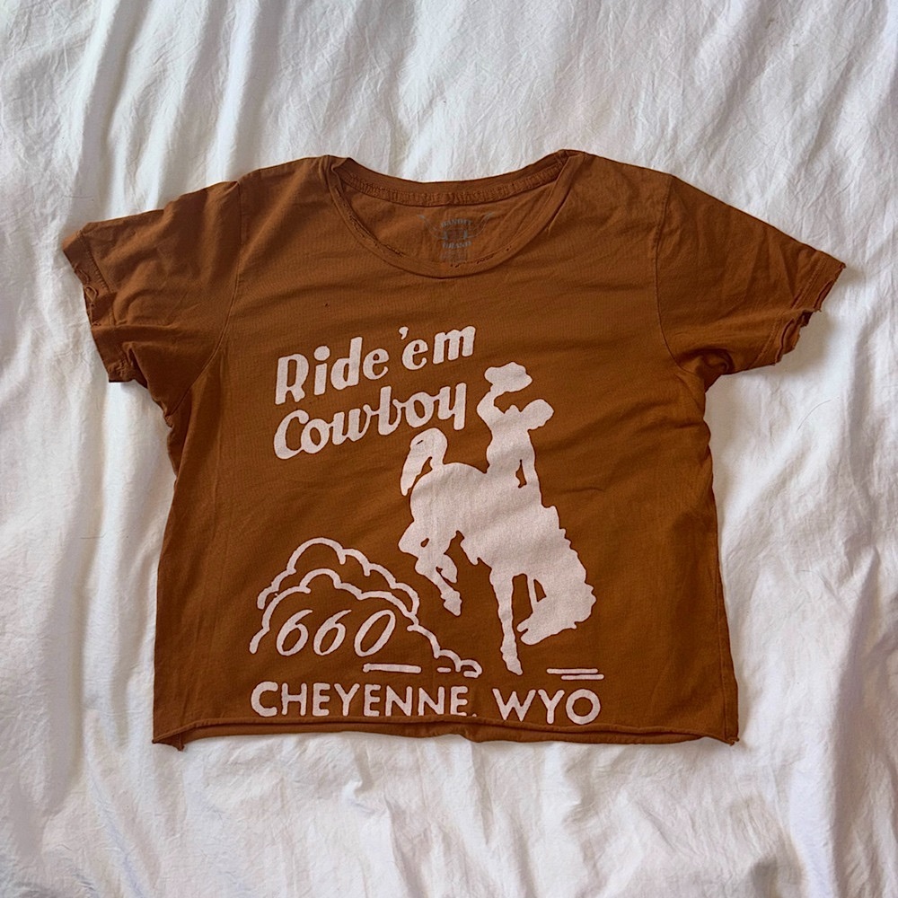 Bandit Brand Graphic Tee - Ride 'em Cowboy Mustard